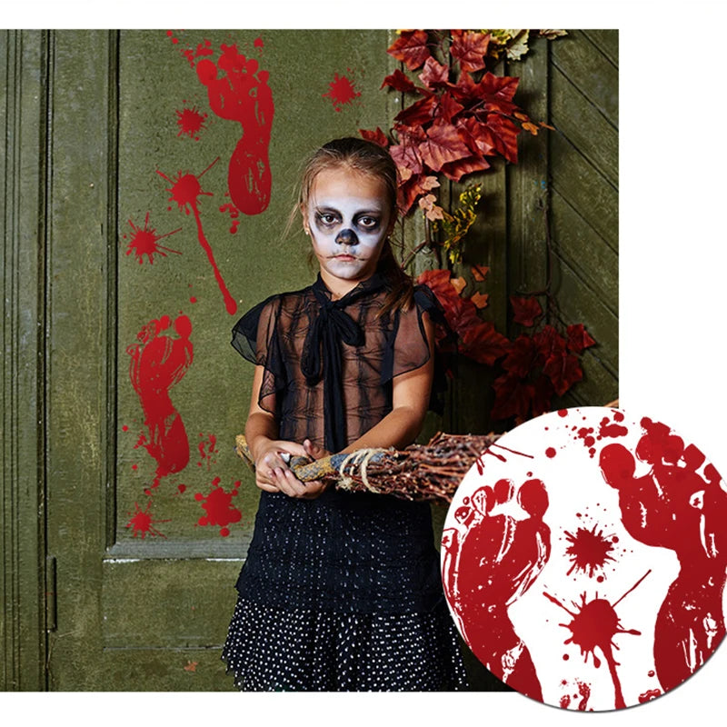 Autocollants d'Halloween Horreur "You're Next" et Mains