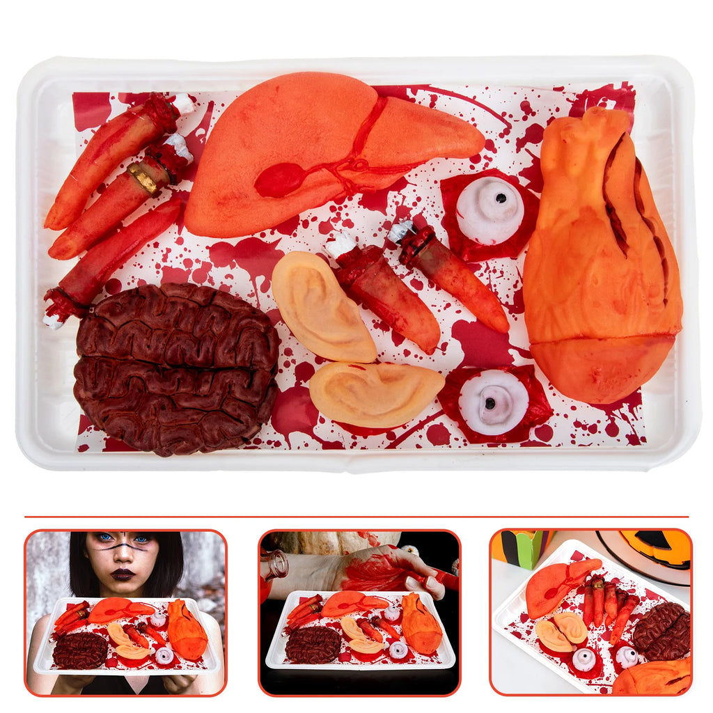Plateau d'Organes Sanglants pour Halloween