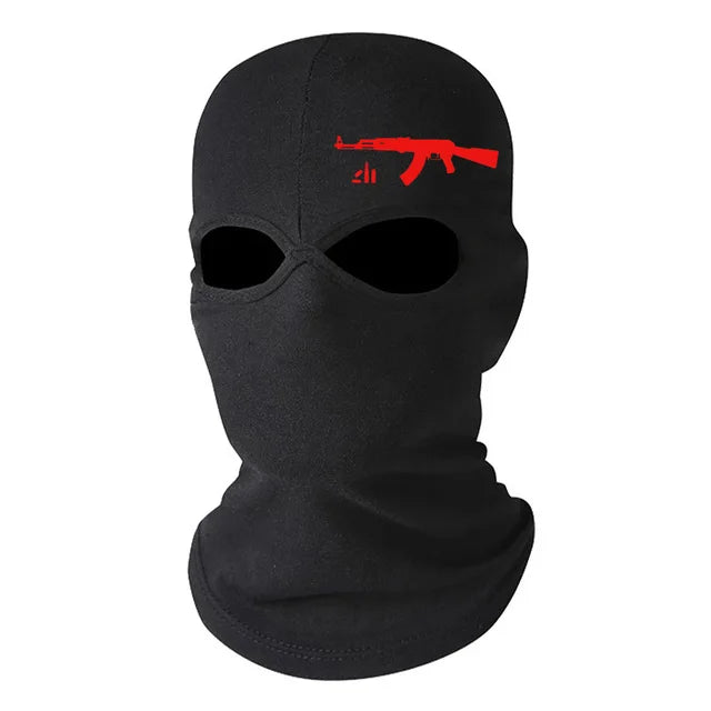 Cagoule Noire Thermique à Double Usage