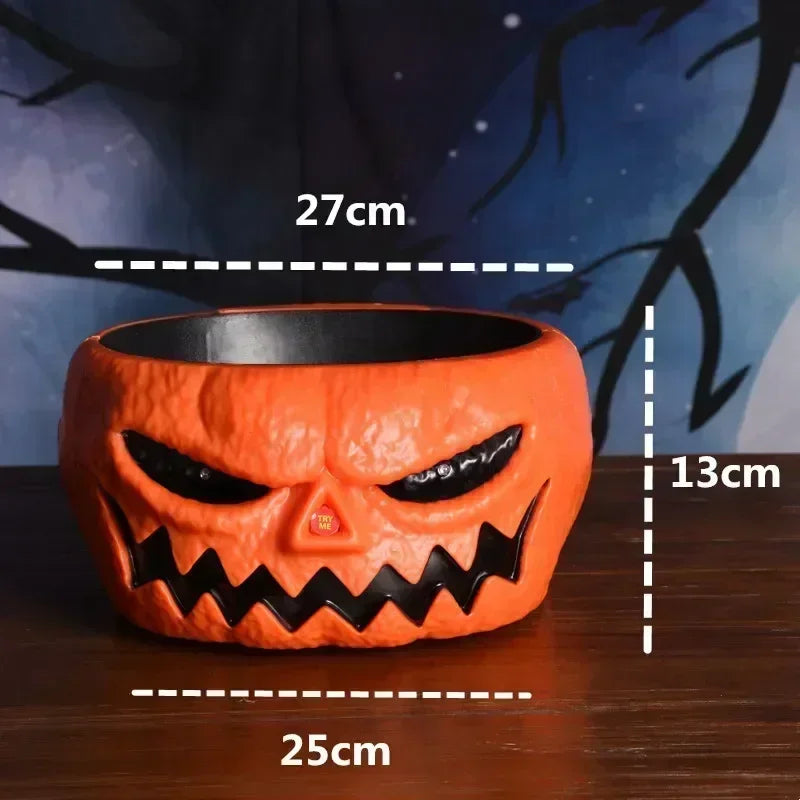 Loup-Garou Suspendu d'Halloween à Yeux Rouges Lumineux