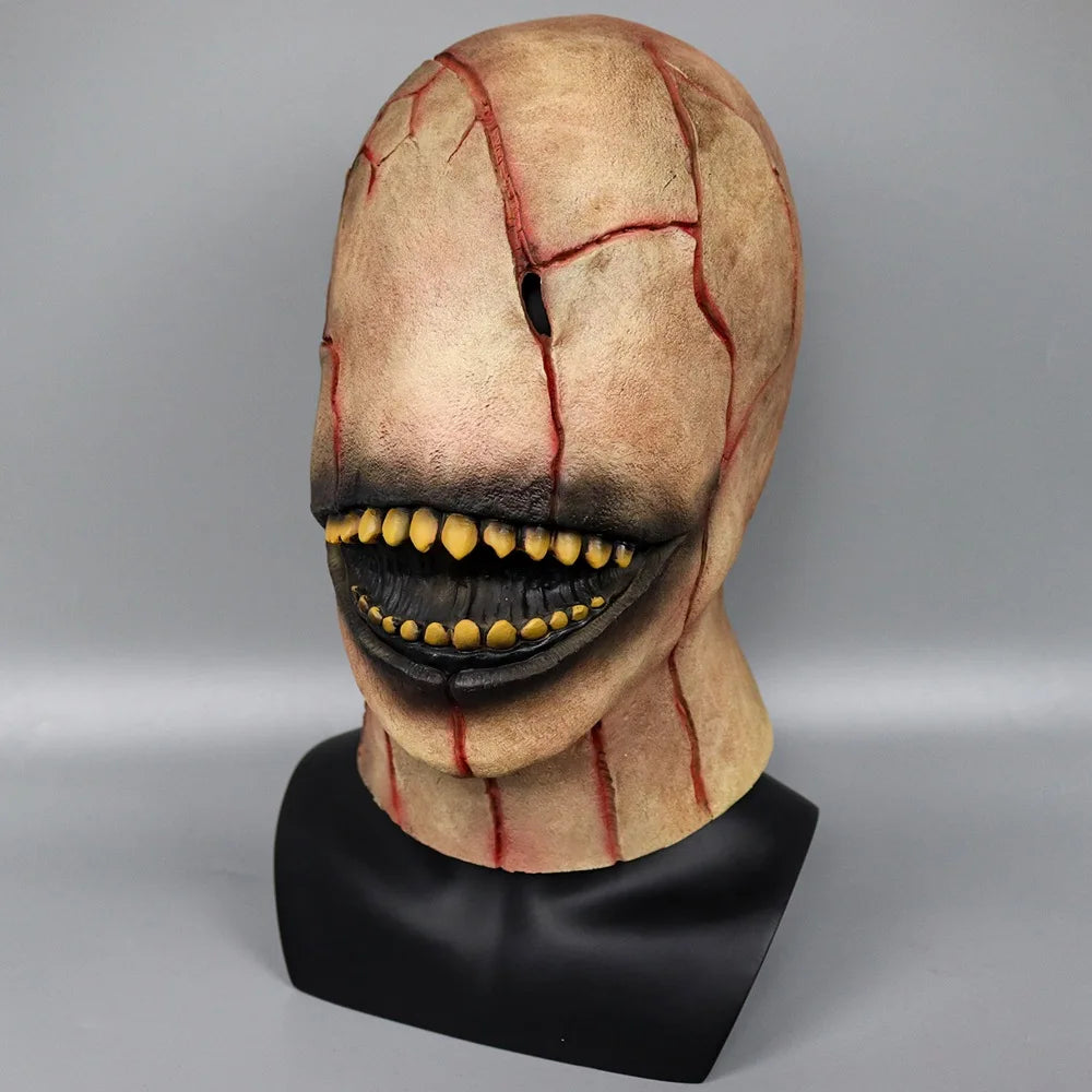 Masque Horreur en Latex Fissuré à Dents Jaunies