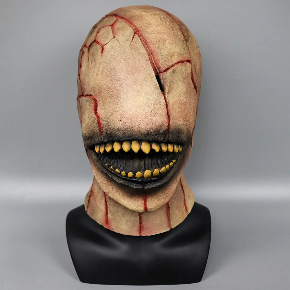 Masque Horreur en Latex Fissuré à Dents Jaunies