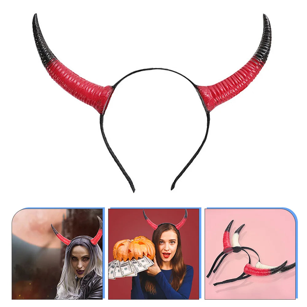 Serre-tête à Cornes Variées de Diable et Bélier