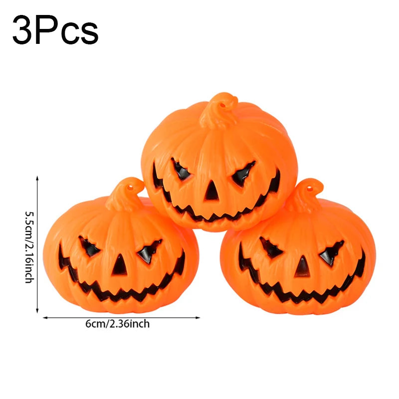 Arbre Lumineux d'Halloween avec Visage Effrayant et LED