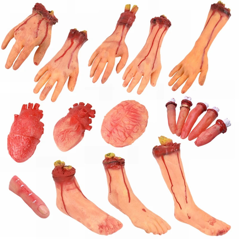 Kit de Faux Membres et Organes Sanglants Halloween