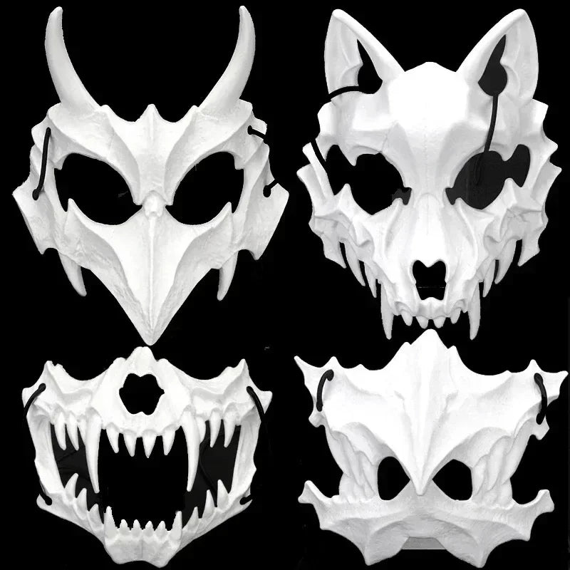 Masque Gueule de Bête à Crocs en Résine