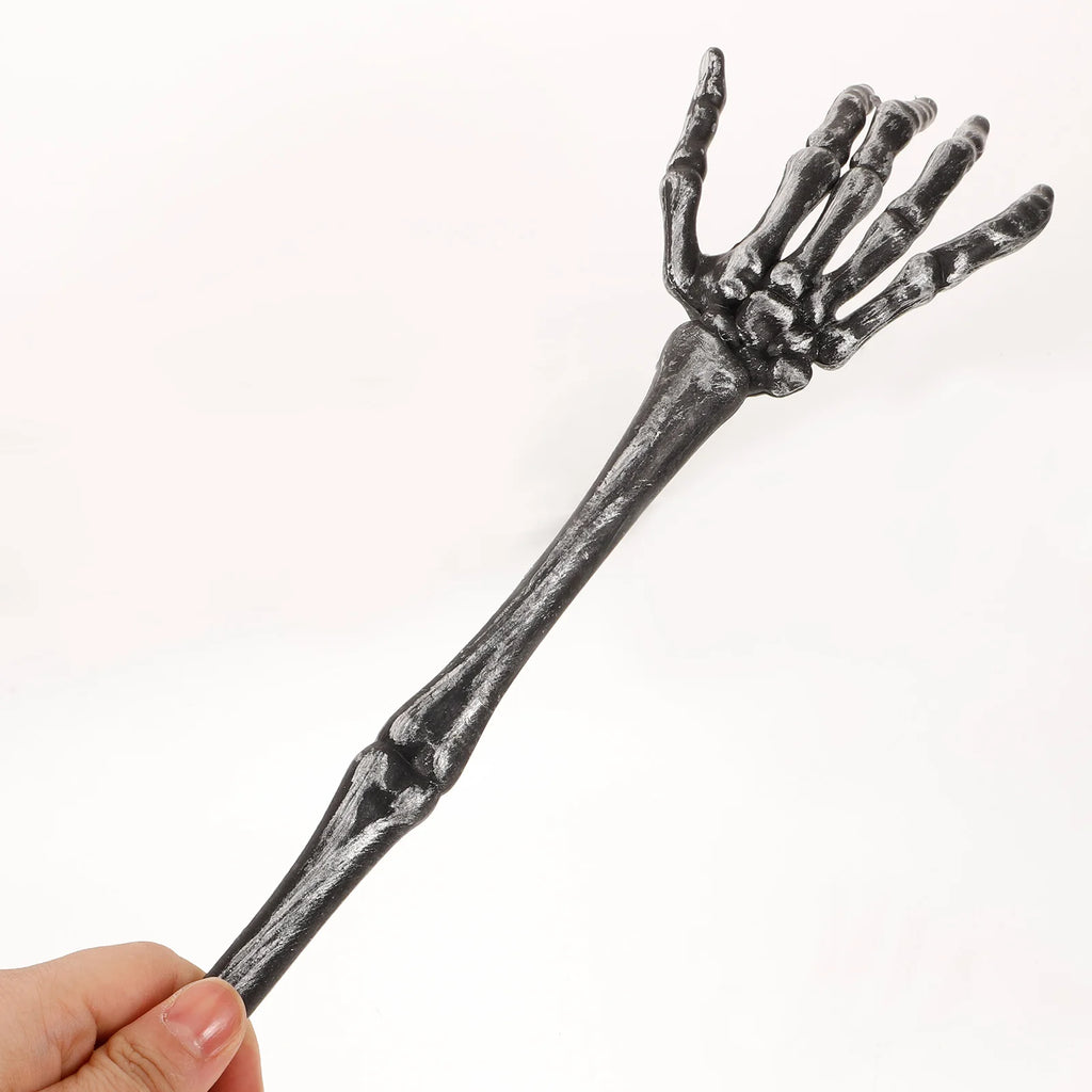 Paire de Bras de Squelette d'Halloween Gris Vieilli