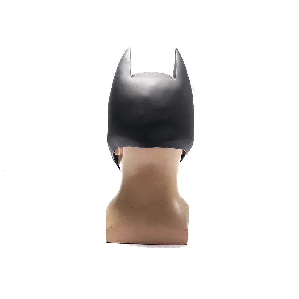 Masque Batman Réaliste en PVC Noir pour Adulte