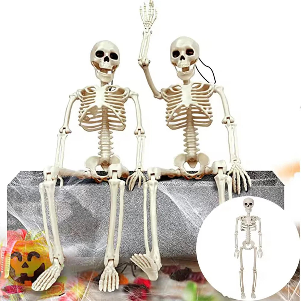 Squelette Articulé en Plastique d'Halloween