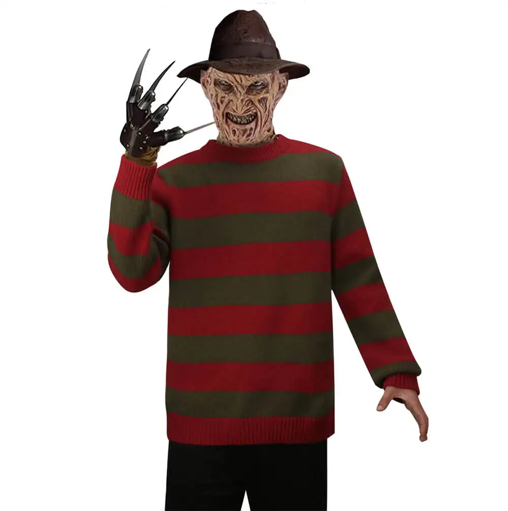 Déguisement Freddy Krueger Adulte Rayé Masque et Gant