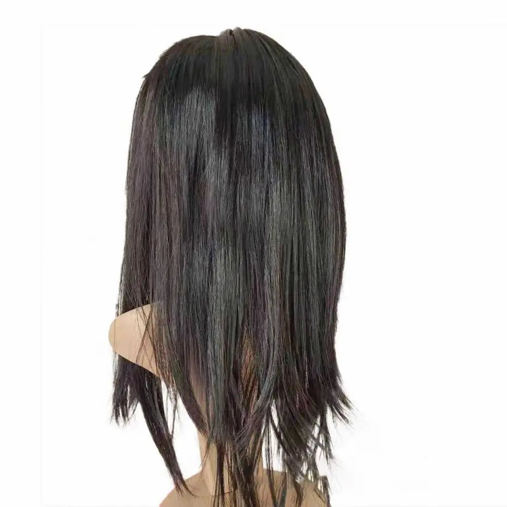 Masque Momo Horrifique en Latex et Cheveux Noirs