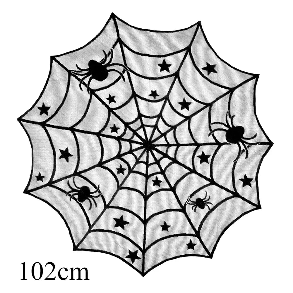 Kit de Décoration Halloween Toiles d'Araignée et Chauves-Souris