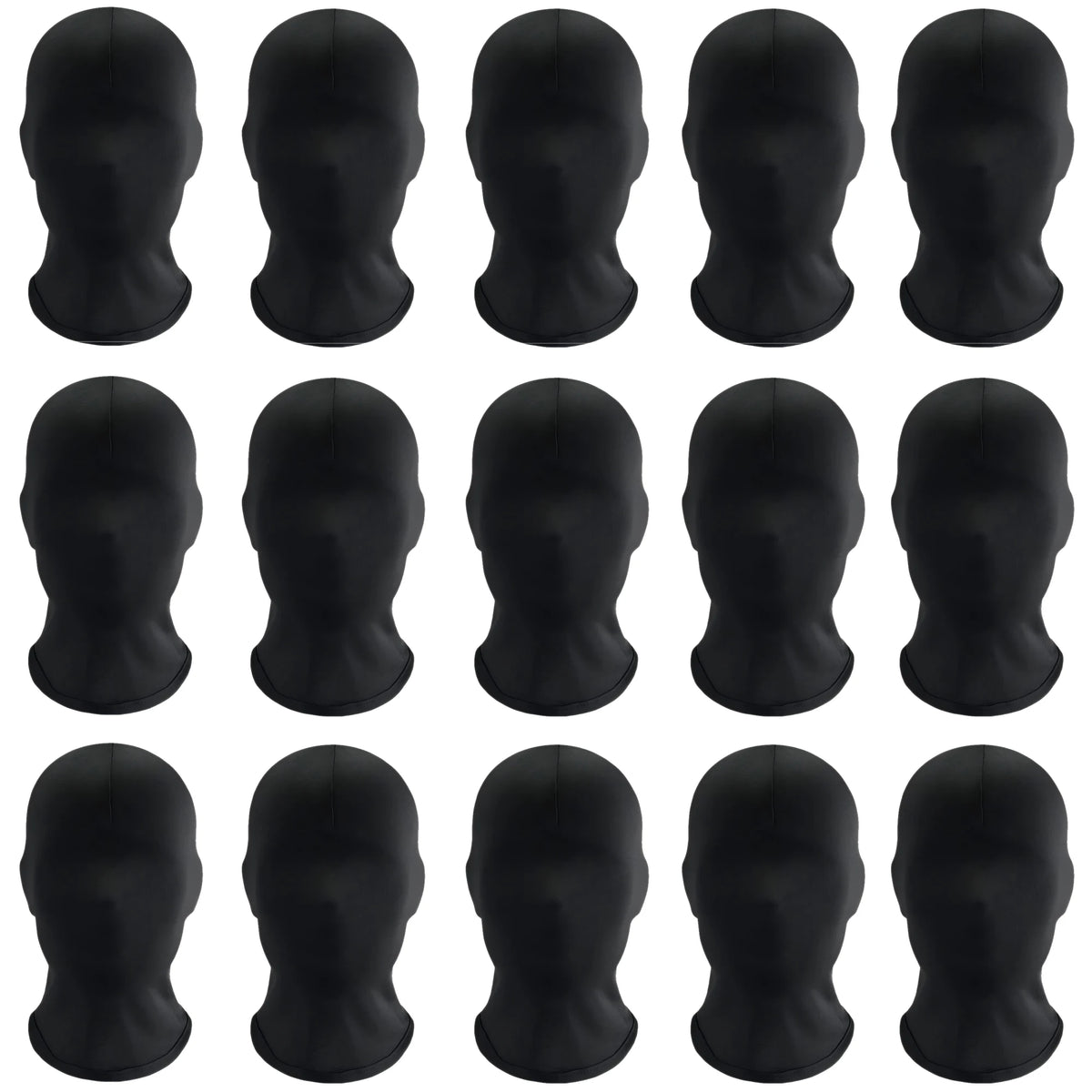 Masque Intégral Noir à Découper DIY
